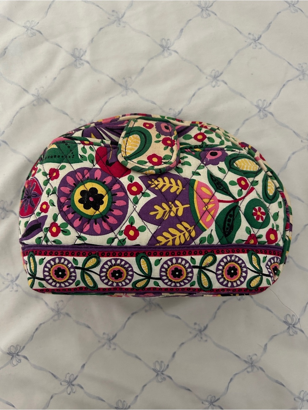 Vera Bradley Quilted Toiletry Bag “Viva La Vera”